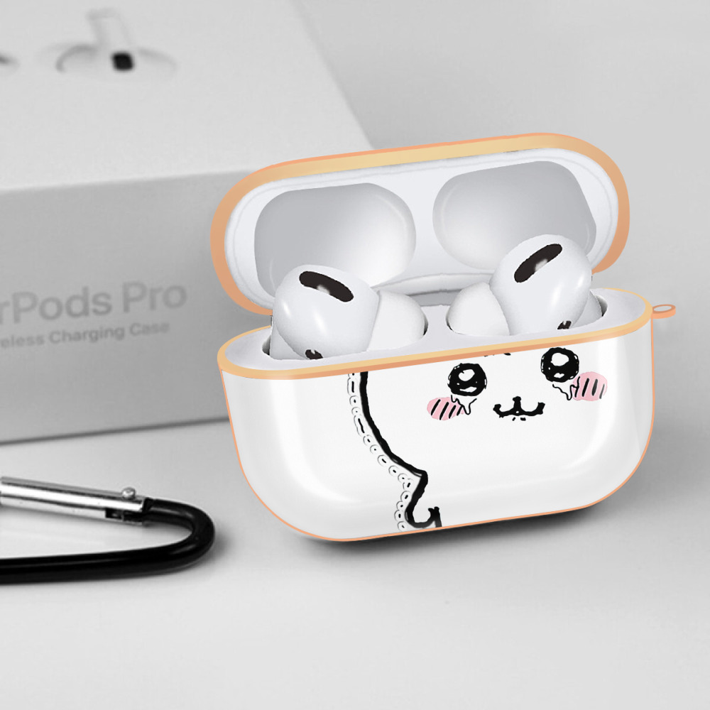 ちいかわ ちいかわ Chii-kawa chiikawa 【AirPods Pro用】ハードシェル保護ケース｜耐衝撃・防指紋・カラビナ付き商品仕様
