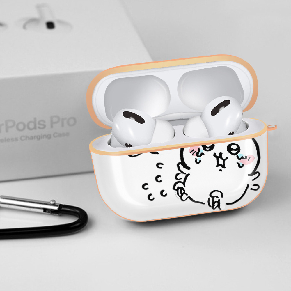 ちいかわ ちいかわ Chii-kawa chiikawa 【AirPods Pro用】ハードシェル保護ケース｜耐衝撃・防指紋・カラビナ付き商品仕様
