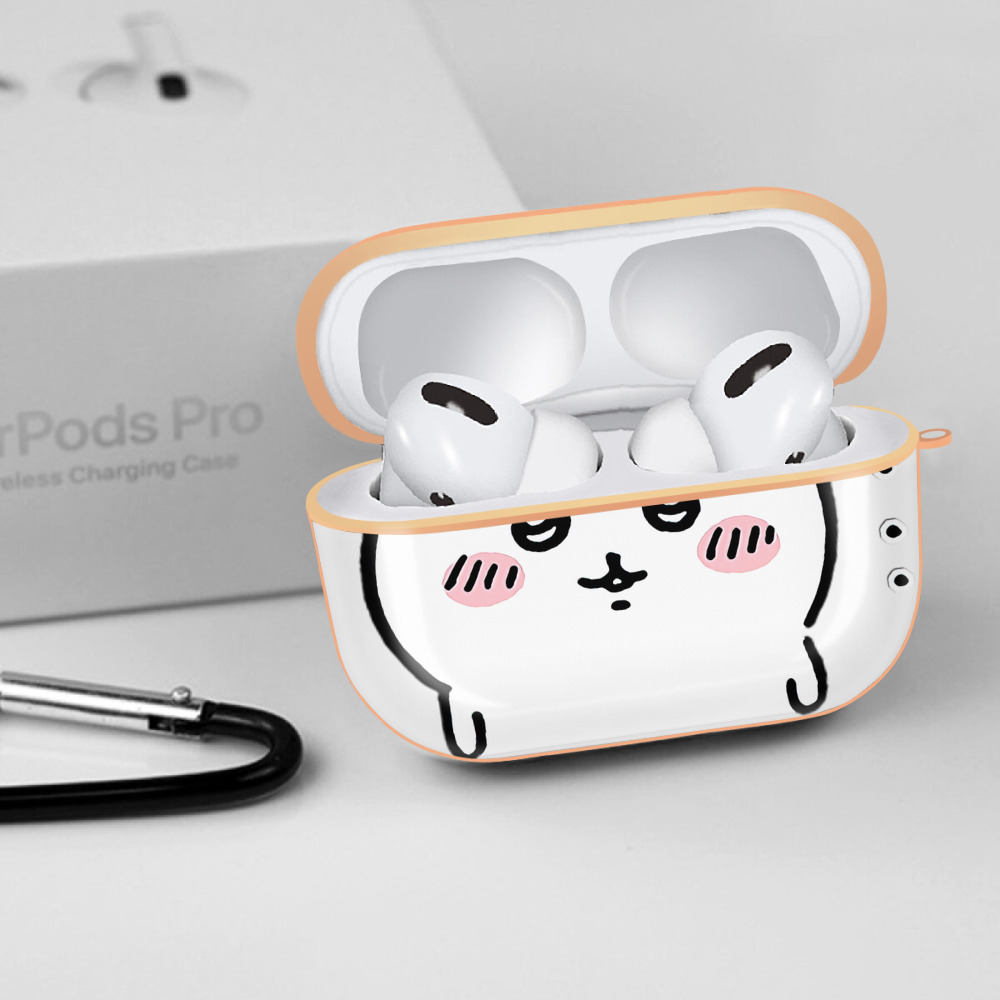 ちいかわ ちいかわ Chii-kawa chiikawa 【AirPods Pro用】ハードシェル保護ケース｜耐衝撃・防指紋・カラビナ付き商品仕様