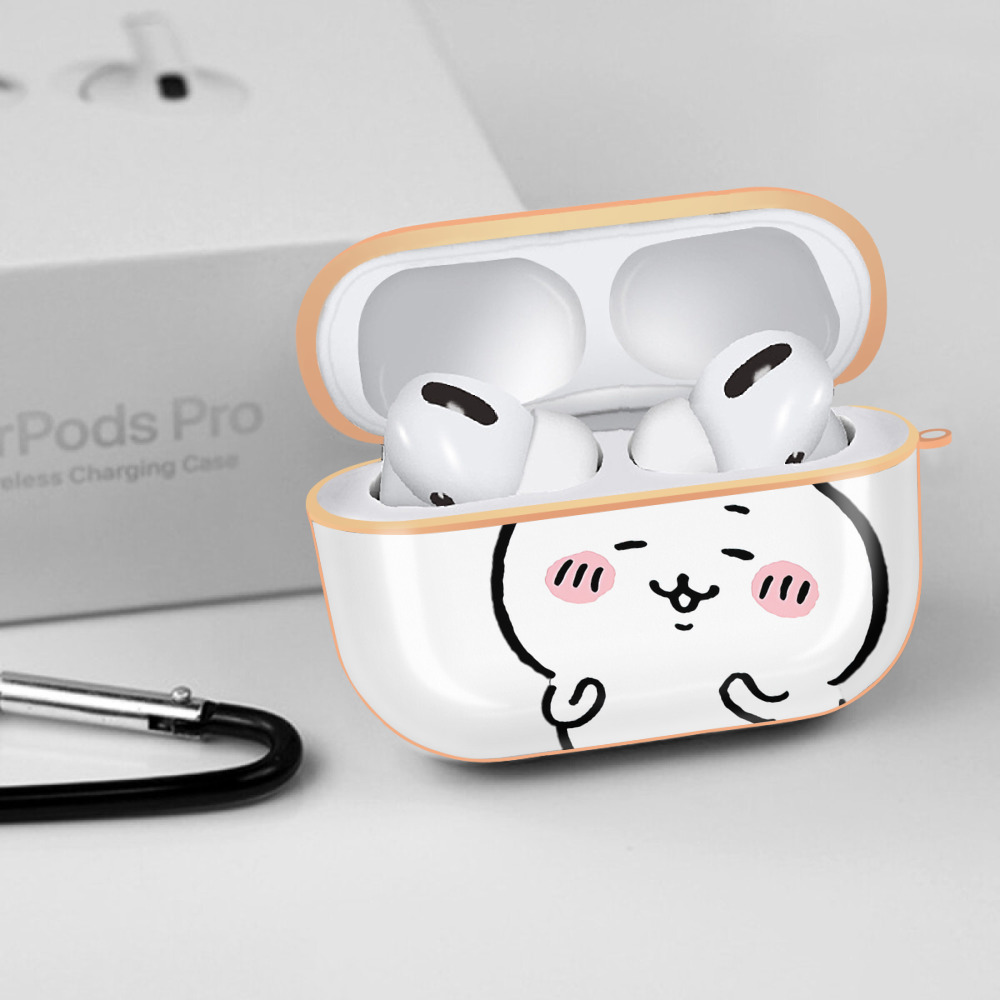 ちいかわ ちいかわ Chii-kawa chiikawa 【AirPods Pro用】ハードシェル保護ケース｜耐衝撃・防指紋・カラビナ付き商品仕様