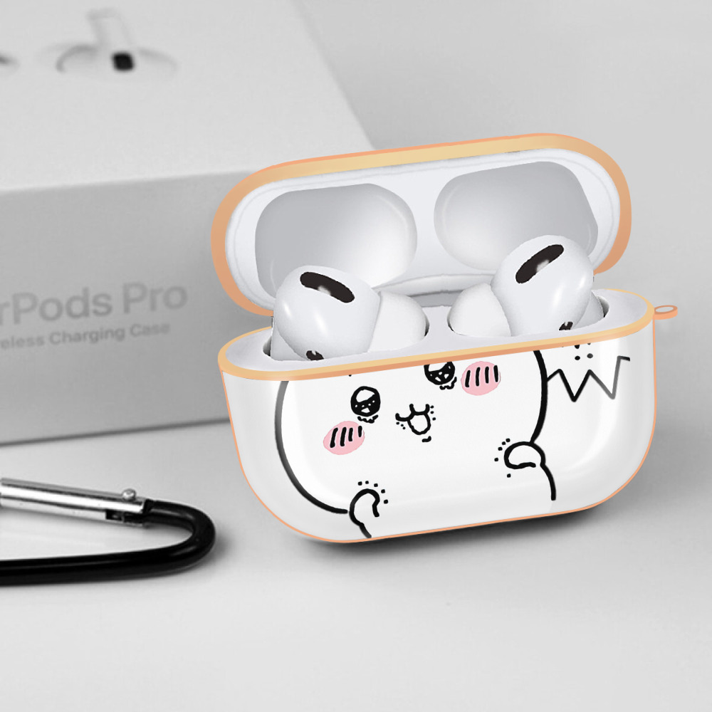 ちいかわ ちいかわ Chii-kawa chiikawa 【AirPods Pro用】ハードシェル保護ケース｜耐衝撃・防指紋・カラビナ付き商品仕様