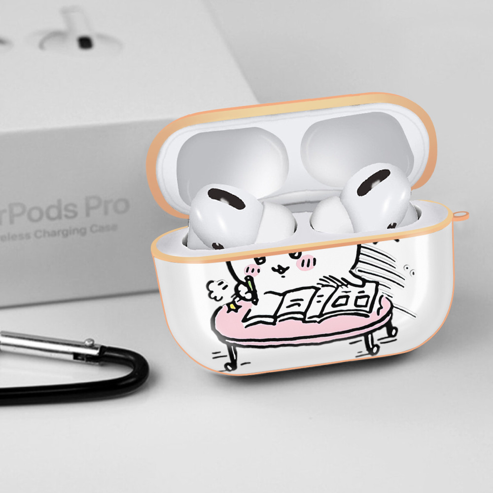 ちいかわ ちいかわ Chii-kawa chiikawa 【AirPods Pro用】ハードシェル保護ケース｜耐衝撃・防指紋・カラビナ付き商品仕様