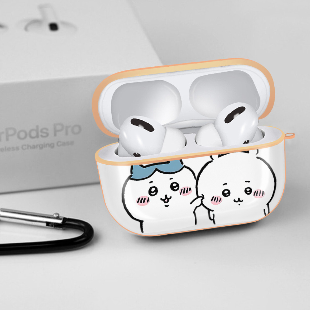 ちいかわ ちいかわ Chii-kawa chiikawa 【AirPods Pro用】ハードシェル保護ケース｜耐衝撃・防指紋・カラビナ付き商品仕様