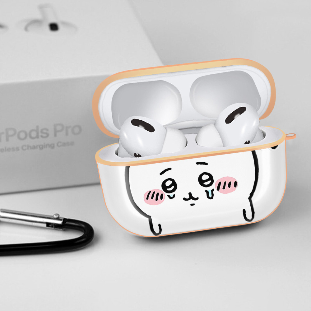 ちいかわ ちいかわ Chii-kawa chiikawa 【AirPods Pro用】ハードシェル保護ケース｜耐衝撃・防指紋・カラビナ付き商品仕様