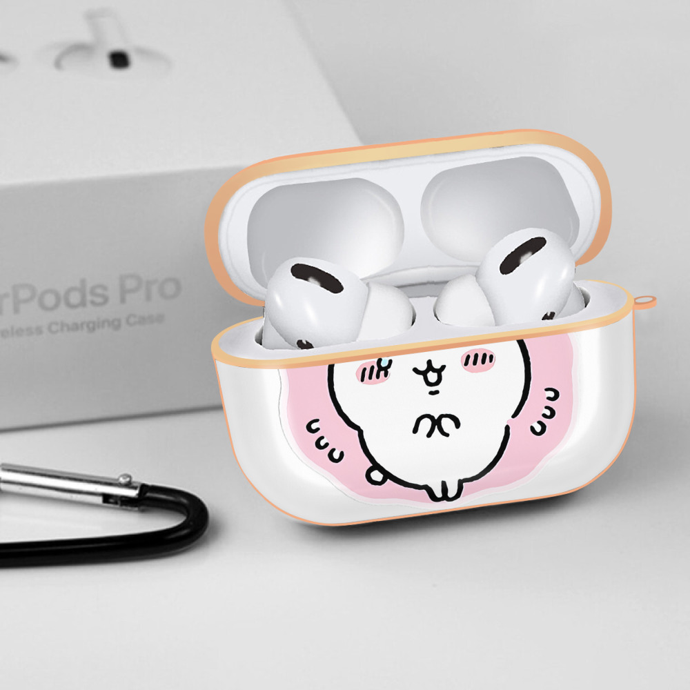 ちいかわ ちいかわ Chii-kawa chiikawa 【AirPods Pro用】ハードシェル保護ケース｜耐衝撃・防指紋・カラビナ付き商品仕様