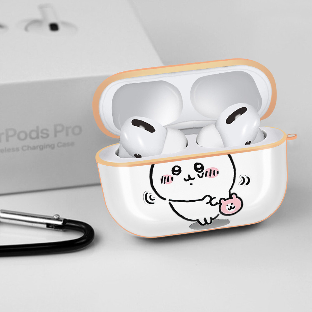 ちいかわ ちいかわ Chii-kawa chiikawa 【AirPods Pro用】ハードシェル保護ケース｜耐衝撃・防指紋・カラビナ付き商品仕様