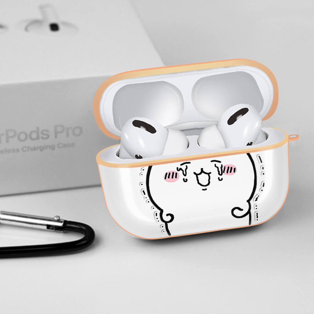 ちいかわ ちいかわ Chii-kawa chiikawa 【AirPods Pro用】ハードシェル保護ケース｜耐衝撃・防指紋・カラビナ付き商品仕様