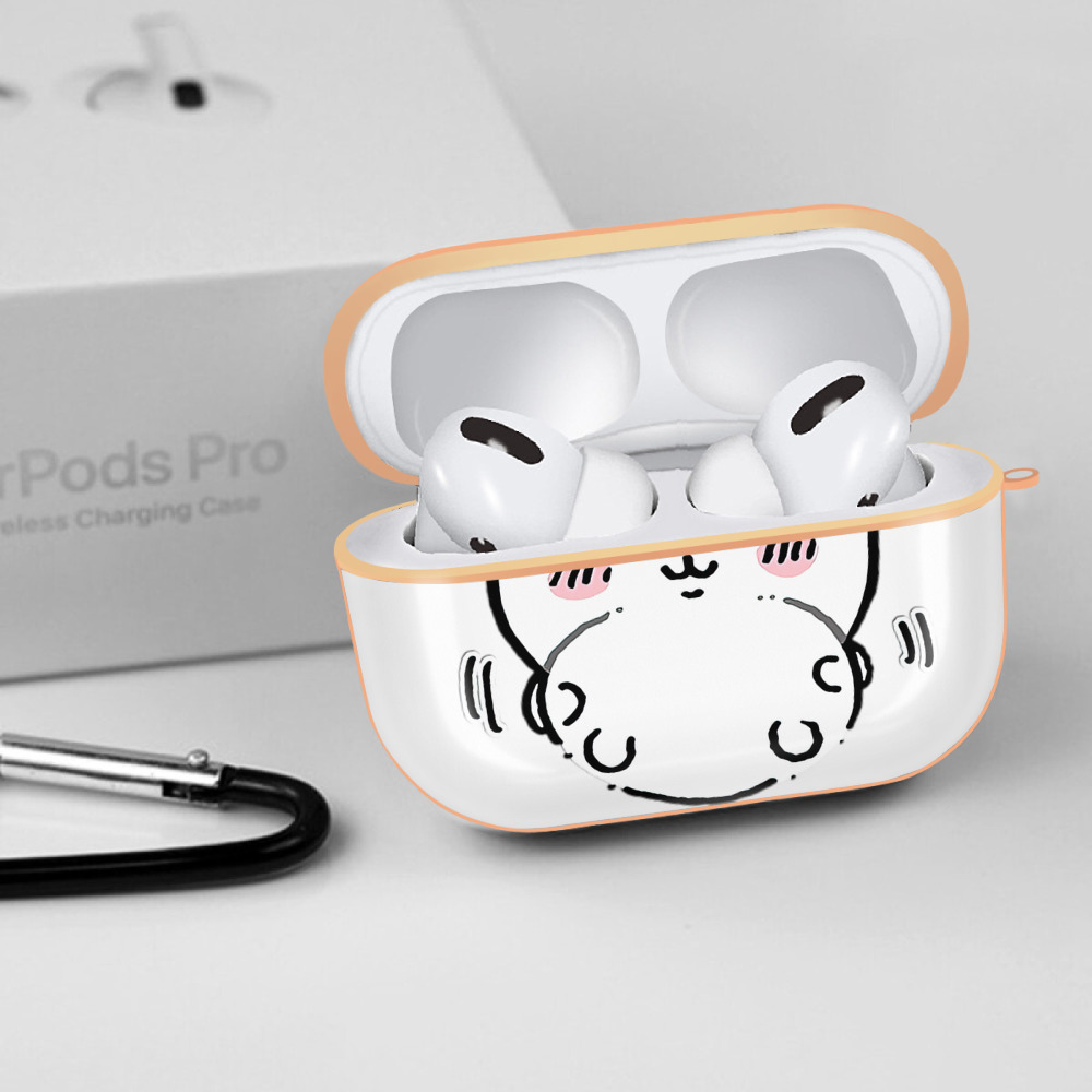 ちいかわ ちいかわ Chii-kawa chiikawa 【AirPods Pro用】ハードシェル保護ケース｜耐衝撃・防指紋・カラビナ付き商品仕様