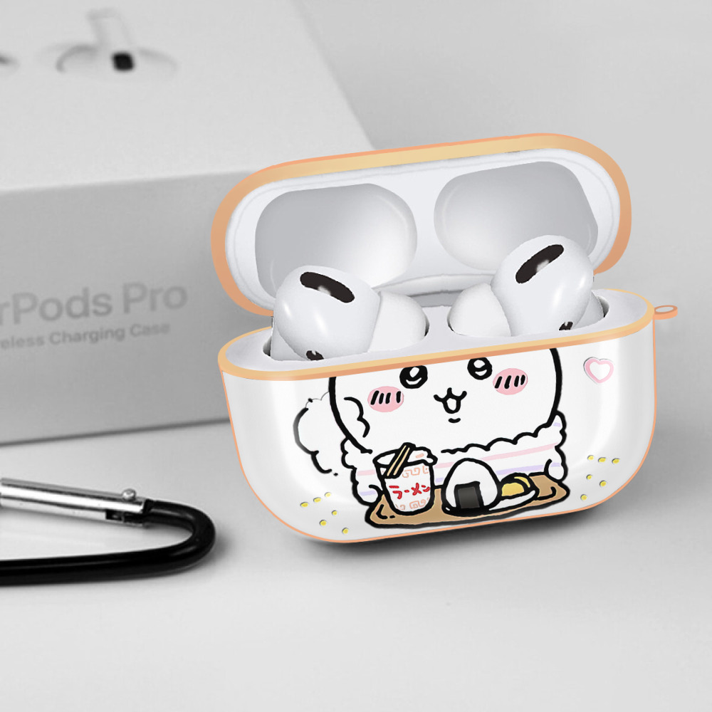 ちいかわ ちいかわ Chii-kawa chiikawa 【AirPods Pro用】ハードシェル保護ケース｜耐衝撃・防指紋・カラビナ付き商品仕様