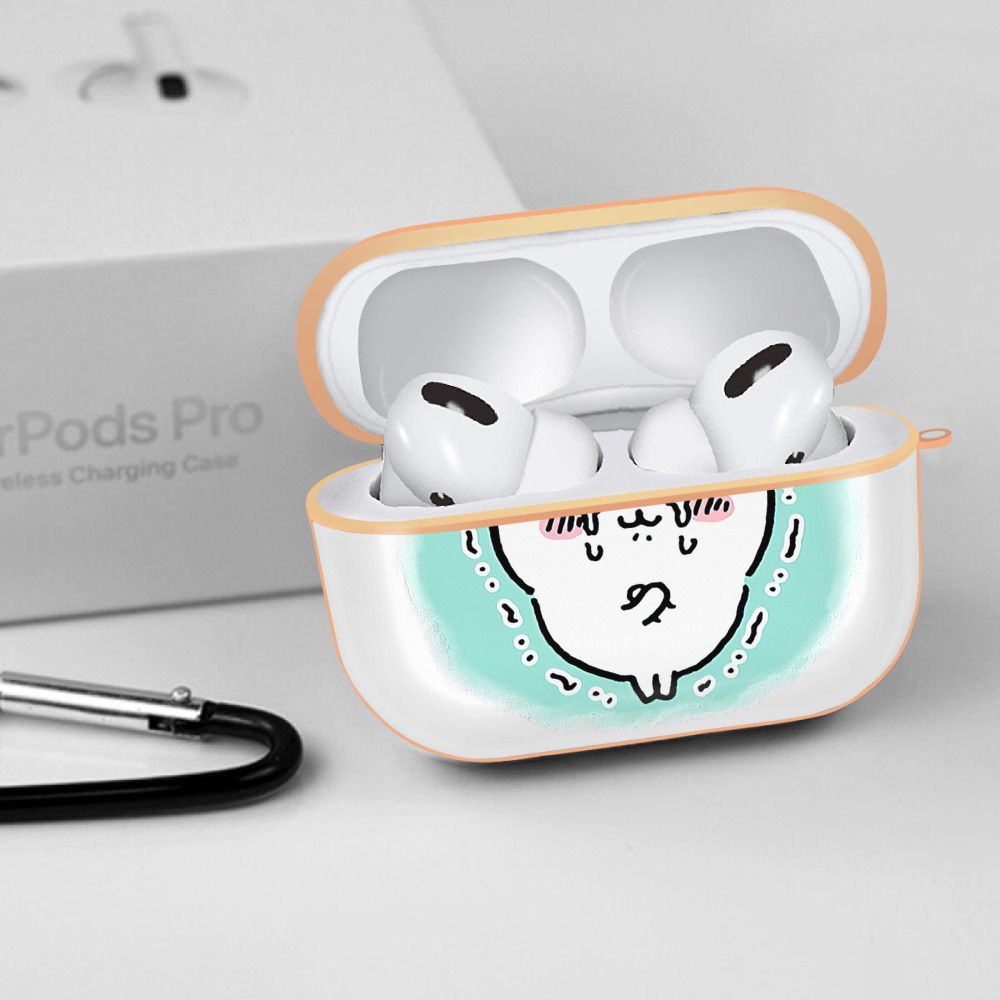ちいかわ ちいかわ Chii-kawa chiikawa 【AirPods Pro用】ハードシェル保護ケース｜耐衝撃・防指紋・カラビナ付き商品仕様