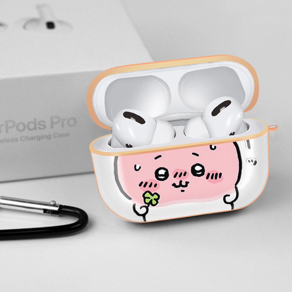ちいかわ ちいかわ Chii-kawa chiikawa 【AirPods Pro用】ハードシェル保護ケース｜耐衝撃・防指紋・カラビナ付き商品仕様