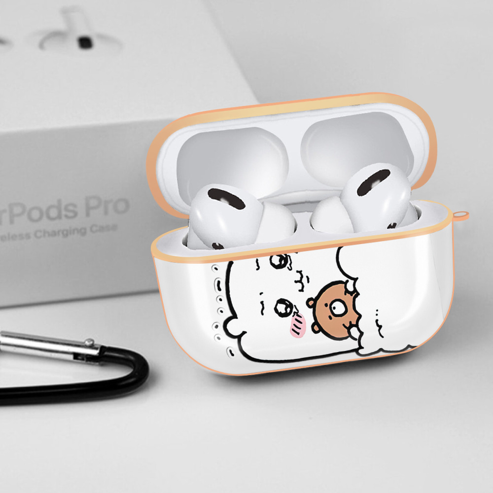 ちいかわ ちいかわ Chii-kawa chiikawa 【AirPods Pro用】ハードシェル保護ケース｜耐衝撃・防指紋・カラビナ付き商品仕様