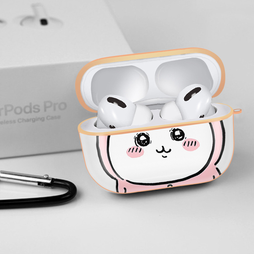 ちいかわ ちいかわ Chii-kawa chiikawa 【AirPods Pro用】ハードシェル保護ケース｜耐衝撃・防指紋・カラビナ付き商品仕様