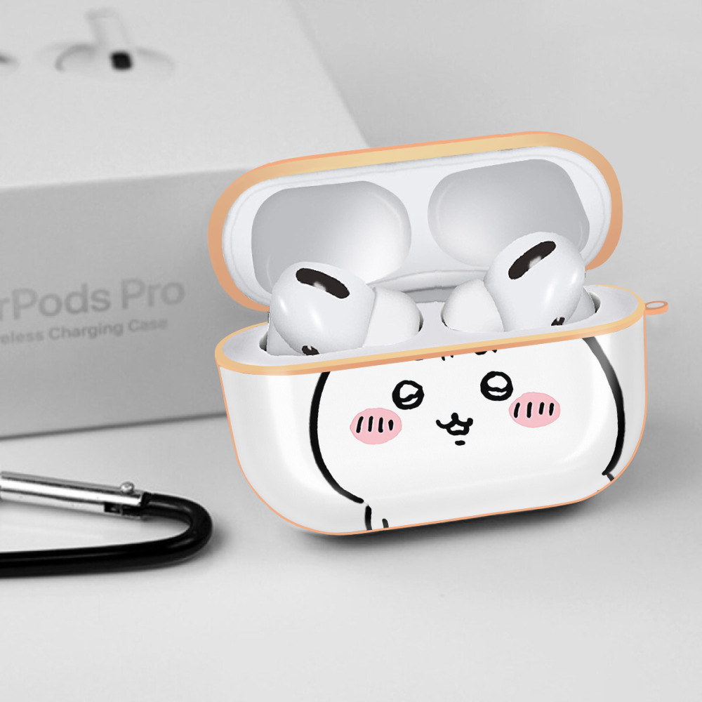 ちいかわ ちいかわ Chii-kawa chiikawa 【AirPods Pro用】ハードシェル保護ケース｜耐衝撃・防指紋・カラビナ付き商品仕様