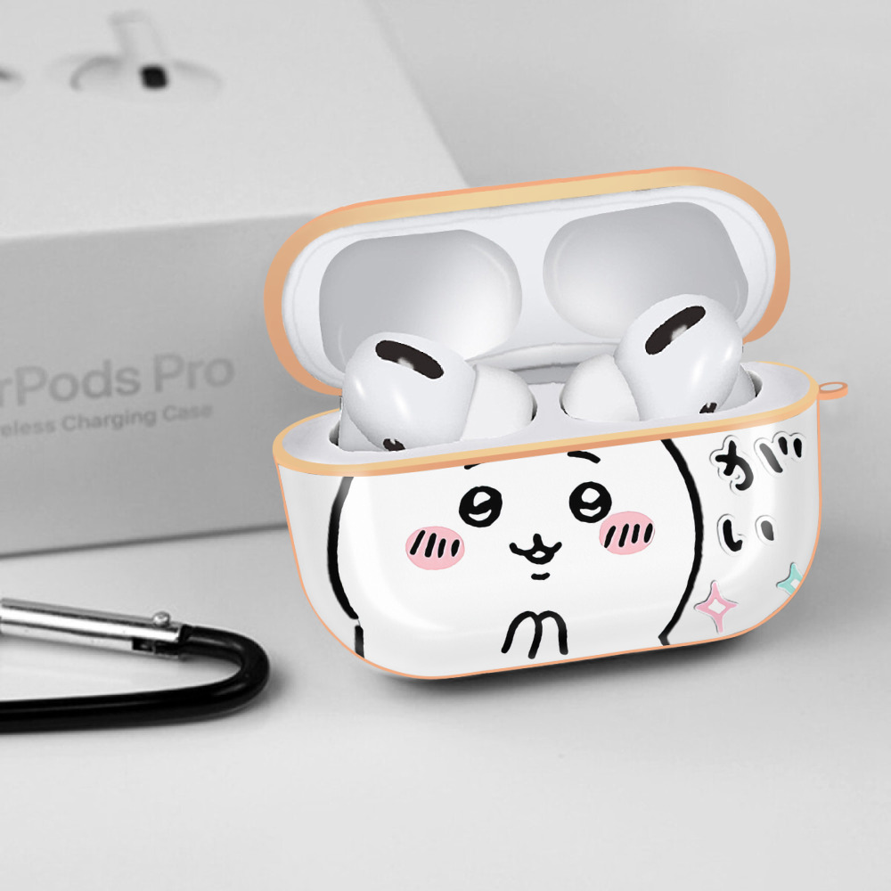 ちいかわ ちいかわ Chii-kawa chiikawa 【AirPods Pro用】ハードシェル保護ケース｜耐衝撃・防指紋・カラビナ付き商品仕様