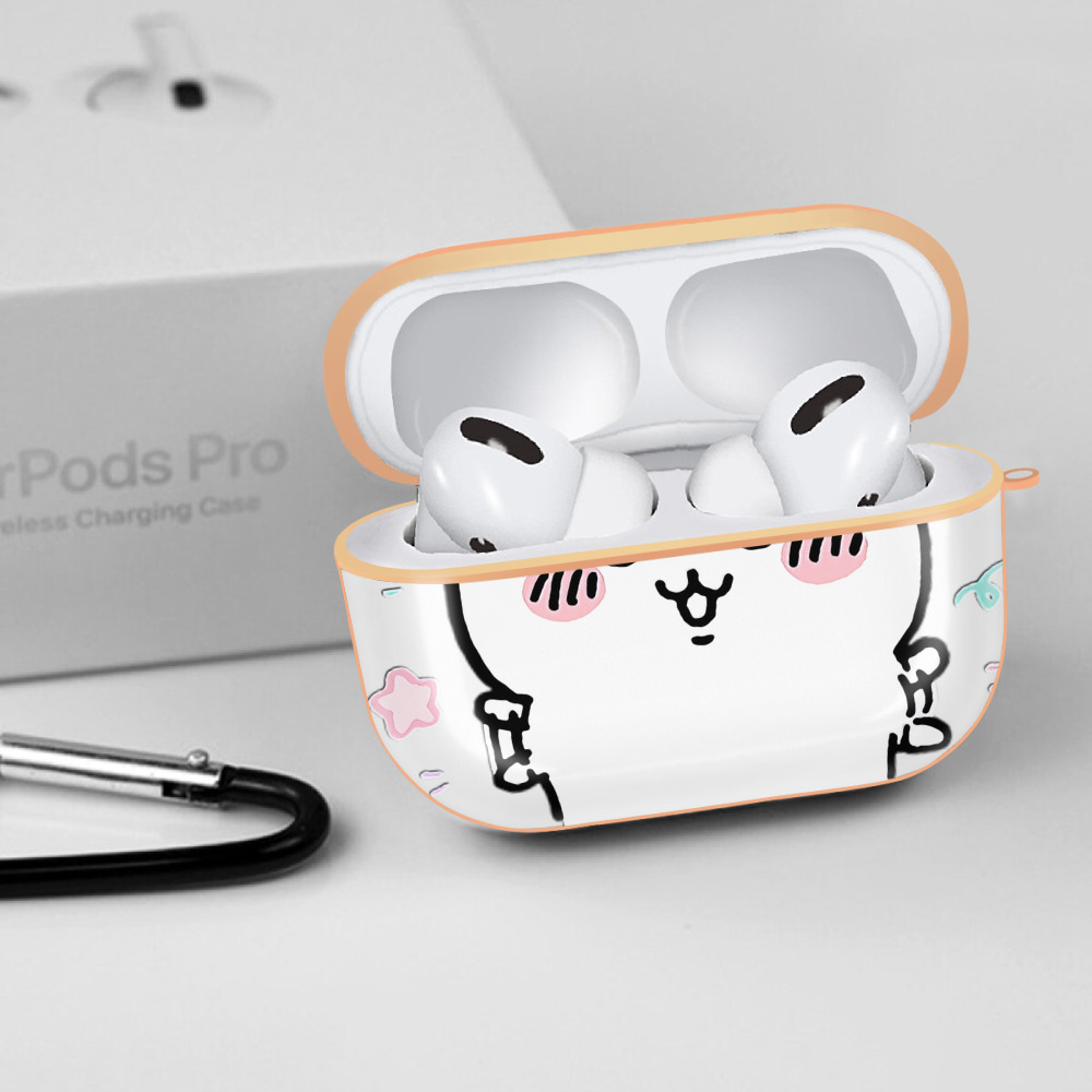 ちいかわ ちいかわ Chii-kawa chiikawa 【AirPods Pro用】ハードシェル保護ケース｜耐衝撃・防指紋・カラビナ付き商品仕様