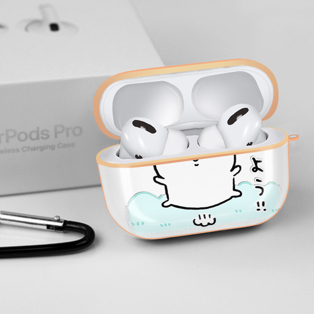 ちいかわ ちいかわ Chii-kawa chiikawa 【AirPods Pro用】ハードシェル保護ケース｜耐衝撃・防指紋・カラビナ付き商品仕様
