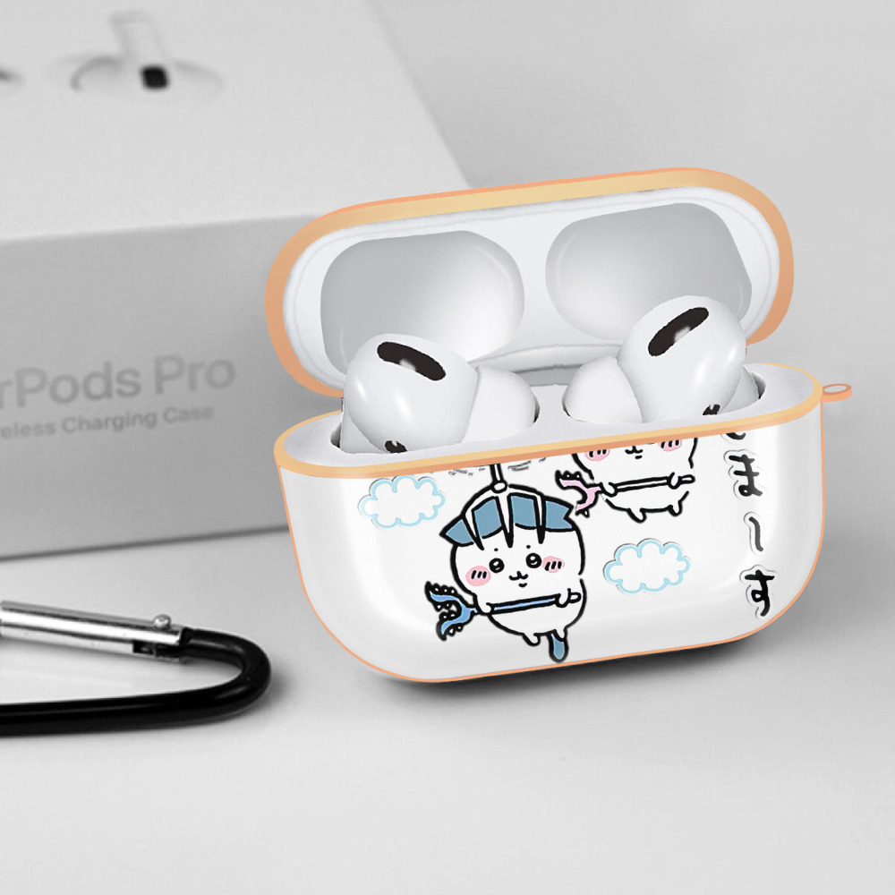ちいかわ ちいかわ Chii-kawa chiikawa 【AirPods Pro用】ハードシェル保護ケース｜耐衝撃・防指紋・カラビナ付き商品仕様