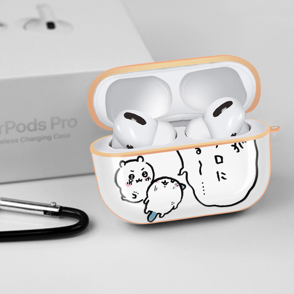 ちいかわ ちいかわ Chii-kawa chiikawa 【AirPods Pro用】ハードシェル保護ケース｜耐衝撃・防指紋・カラビナ付き商品仕様
