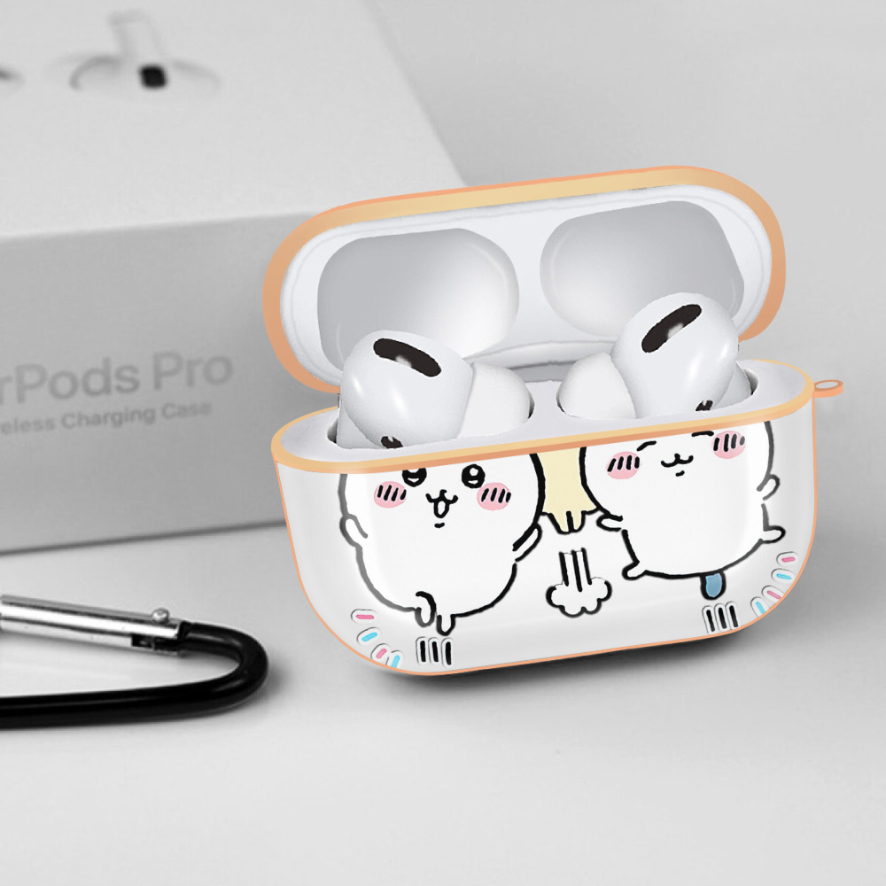 ちいかわ ちいかわ Chii-kawa chiikawa 【AirPods Pro用】ハードシェル保護ケース｜耐衝撃・防指紋・カラビナ付き商品仕様