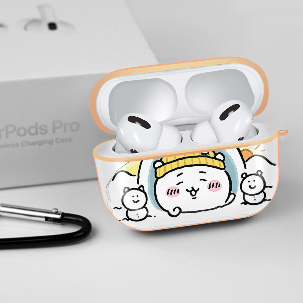 ちいかわ ちいかわ Chii-kawa chiikawa 【AirPods Pro用】ハードシェル保護ケース｜耐衝撃・防指紋・カラビナ付き商品仕様