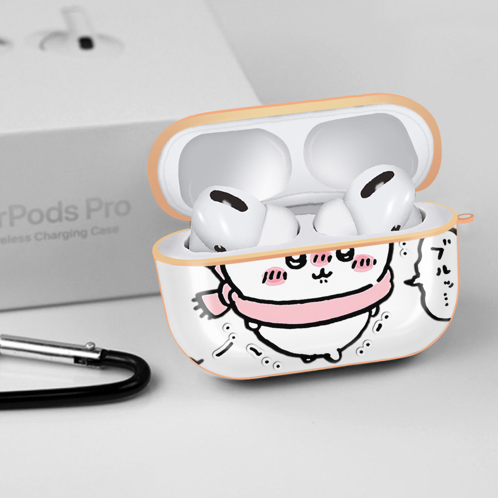 ちいかわ ちいかわ Chii-kawa chiikawa 【AirPods Pro用】ハードシェル保護ケース｜耐衝撃・防指紋・カラビナ付き商品仕様