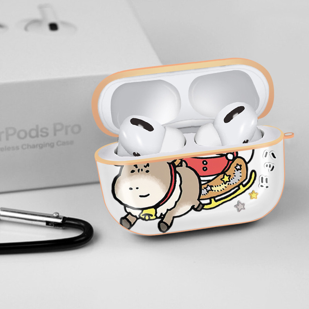 ちいかわ ちいかわ Chii-kawa chiikawa 【AirPods Pro用】ハードシェル保護ケース｜耐衝撃・防指紋・カラビナ付き商品仕様