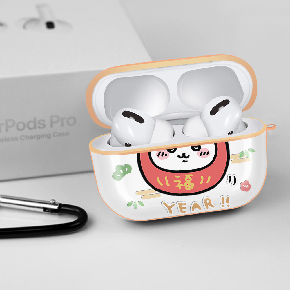 ちいかわ ちいかわ Chii-kawa chiikawa 【AirPods Pro用】ハードシェル保護ケース｜耐衝撃・防指紋・カラビナ付き商品仕様