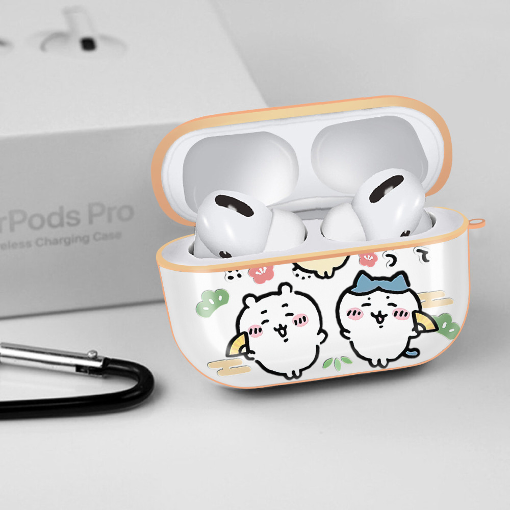 ちいかわ ちいかわ Chii-kawa chiikawa 【AirPods Pro用】ハードシェル保護ケース｜耐衝撃・防指紋・カラビナ付き商品仕様