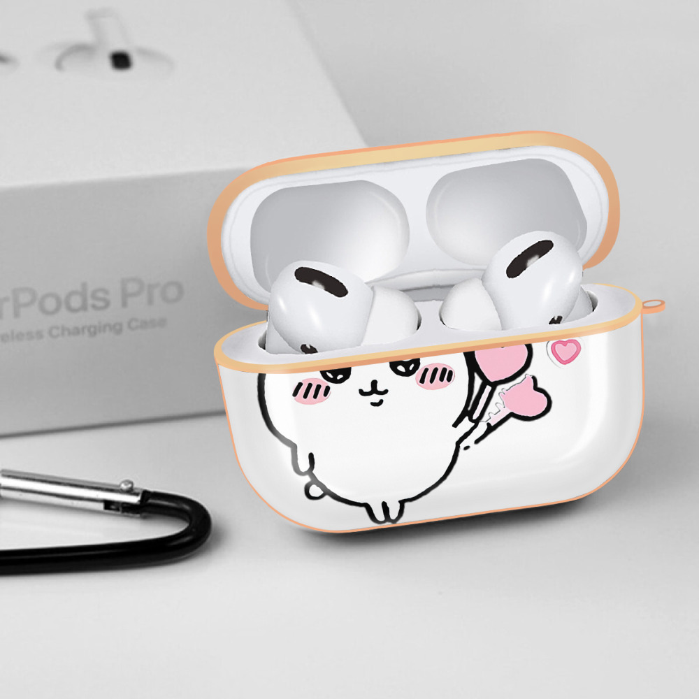 ちいかわ ちいかわ Chii-kawa chiikawa 【AirPods Pro用】ハードシェル保護ケース｜耐衝撃・防指紋・カラビナ付き商品仕様