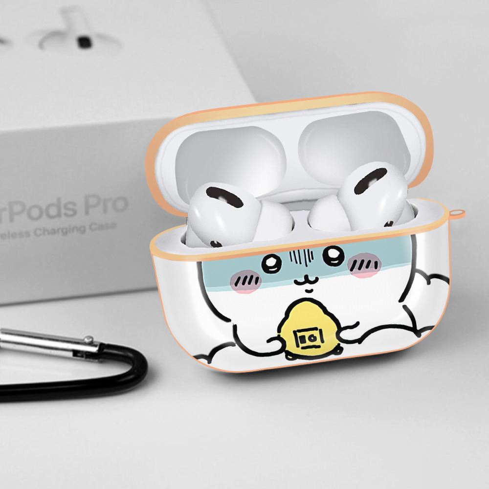 ちいかわ ちいかわ Chii-kawa chiikawa 【AirPods Pro用】ハードシェル保護ケース｜耐衝撃・防指紋・カラビナ付き商品仕様