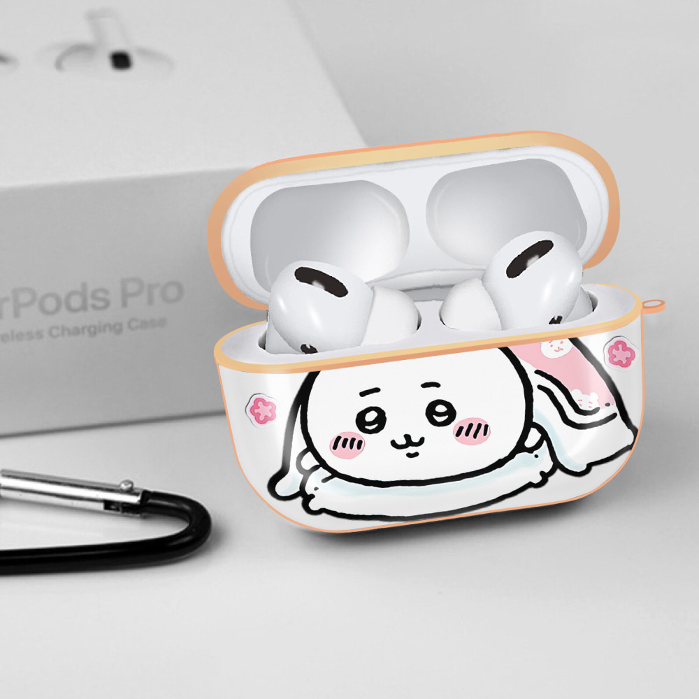 ちいかわ ちいかわ Chii-kawa chiikawa 【AirPods Pro用】ハードシェル保護ケース｜耐衝撃・防指紋・カラビナ付き商品仕様