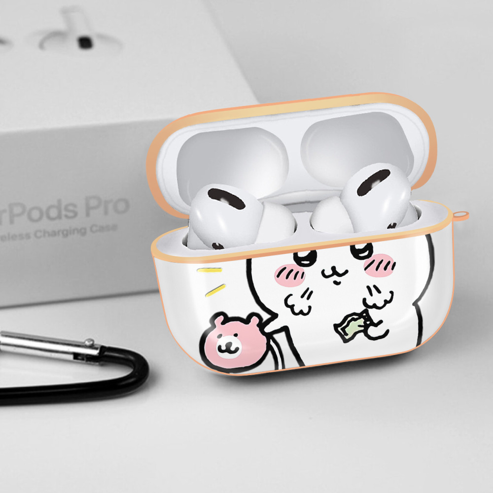ちいかわ ちいかわ Chii-kawa chiikawa 【AirPods Pro用】ハードシェル保護ケース｜耐衝撃・防指紋・カラビナ付き商品仕様