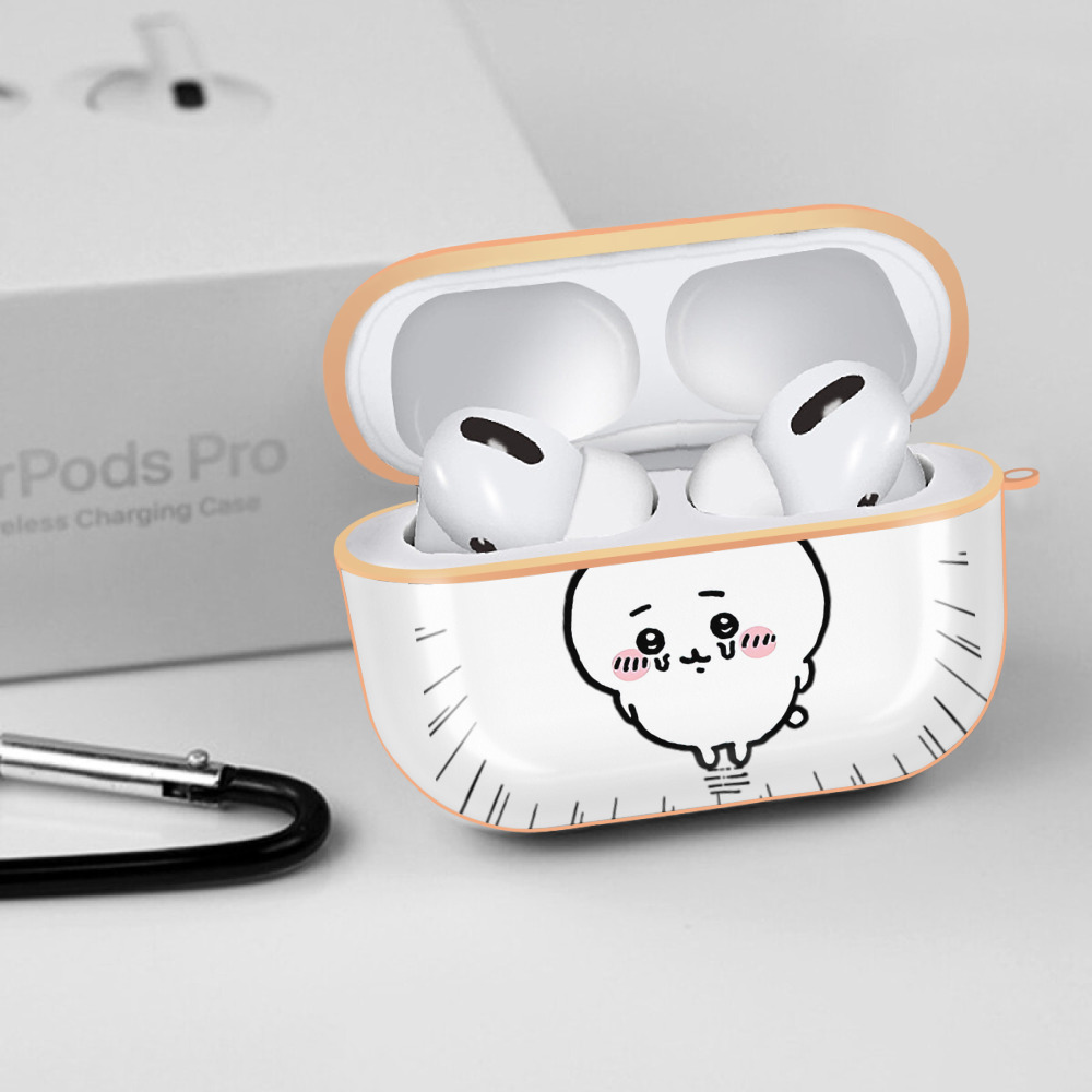 ちいかわ ちいかわ Chii-kawa chiikawa 【AirPods Pro用】ハードシェル保護ケース｜耐衝撃・防指紋・カラビナ付き商品仕様
