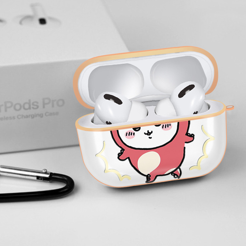 ちいかわ ちいかわ Chii-kawa chiikawa 【AirPods Pro用】ハードシェル保護ケース｜耐衝撃・防指紋・カラビナ付き商品仕様