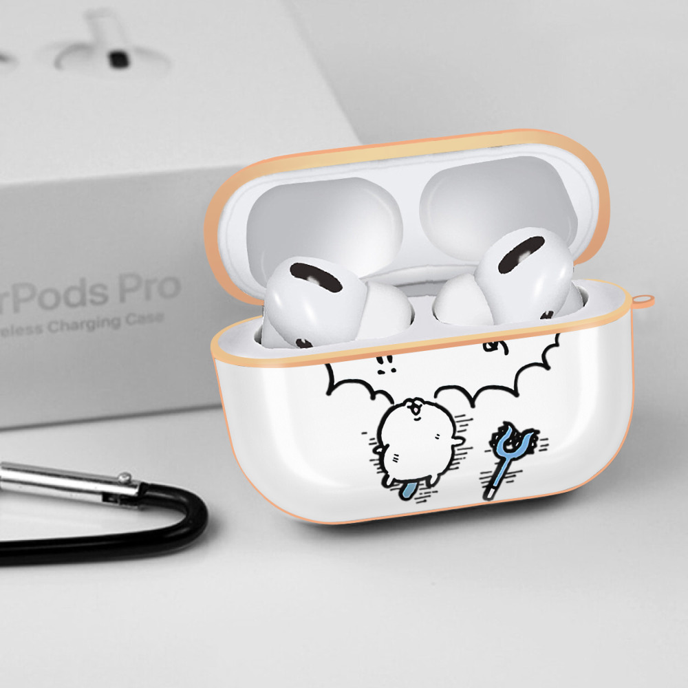 ちいかわ ちいかわ Chii-kawa chiikawa 【AirPods Pro用】ハードシェル保護ケース｜耐衝撃・防指紋・カラビナ付き商品仕様