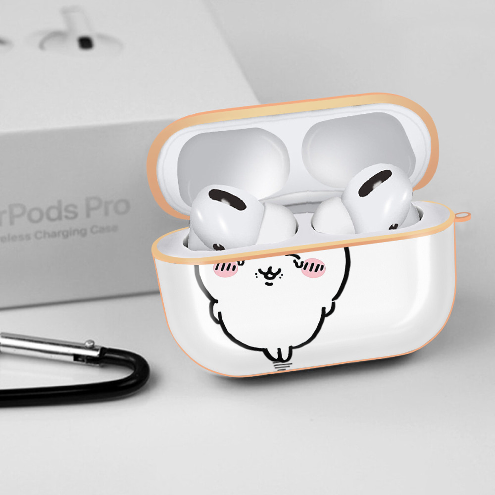 ちいかわ ちいかわ Chii-kawa chiikawa 【AirPods Pro用】ハードシェル保護ケース｜耐衝撃・防指紋・カラビナ付き商品仕様