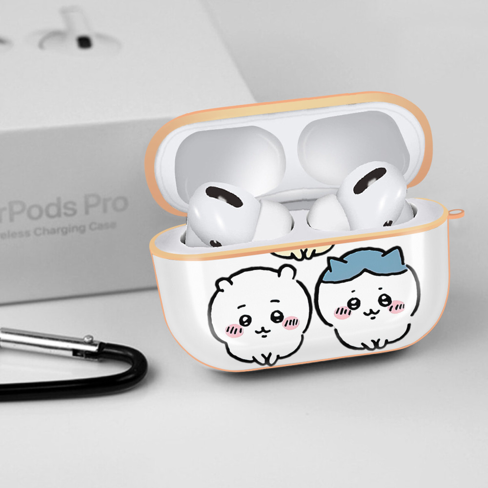 ちいかわ うさぎ Chii-kawa usagi 【AirPods Pro用】ハードシェル保護ケース｜耐衝撃・防指紋・カラビナ付き商品仕様