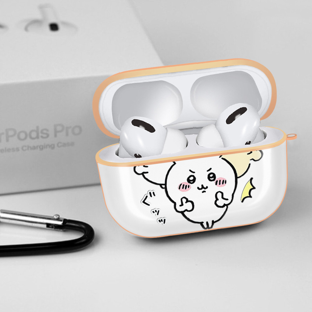 ちいかわ うさぎ Chii-kawa usagi 【AirPods Pro用】ハードシェル保護ケース｜耐衝撃・防指紋・カラビナ付き商品仕様