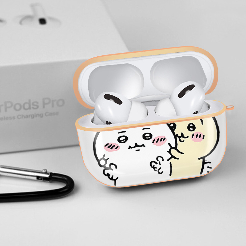 ちいかわ うさぎ Chii-kawa usagi 【AirPods Pro用】ハードシェル保護ケース｜耐衝撃・防指紋・カラビナ付き商品仕様