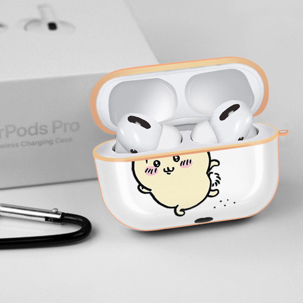 ちいかわ うさぎ Chii-kawa usagi 【AirPods Pro用】ハードシェル保護ケース｜耐衝撃・防指紋・カラビナ付き商品仕様