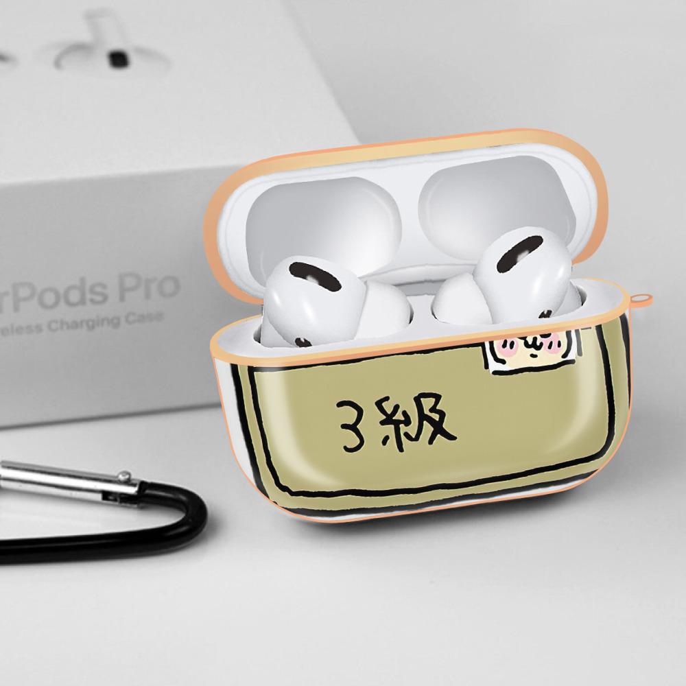 ちいかわ うさぎ Chii-kawa usagi 【AirPods Pro用】ハードシェル保護ケース｜耐衝撃・防指紋・カラビナ付き商品仕様