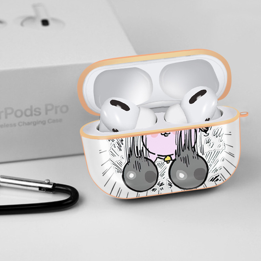 ちいかわ うさぎ Chii-kawa usagi 【AirPods Pro用】ハードシェル保護ケース｜耐衝撃・防指紋・カラビナ付き商品仕様