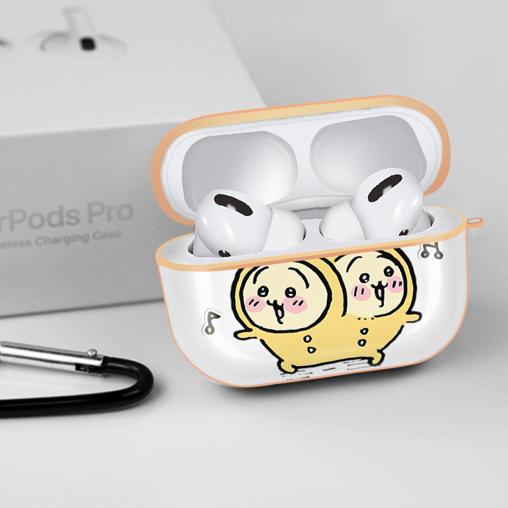 ちいかわ うさぎ Chii-kawa usagi 【AirPods Pro用】ハードシェル保護ケース｜耐衝撃・防指紋・カラビナ付き商品仕様
