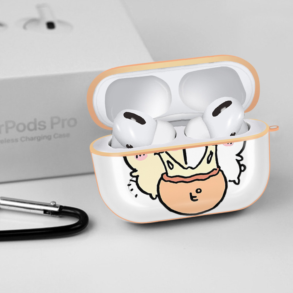 ちいかわ うさぎ Chii-kawa usagi 【AirPods Pro用】ハードシェル保護ケース｜耐衝撃・防指紋・カラビナ付き商品仕様