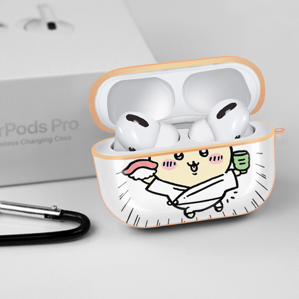 ちいかわ うさぎ Chii-kawa usagi 【AirPods Pro用】ハードシェル保護ケース｜耐衝撃・防指紋・カラビナ付き商品仕様