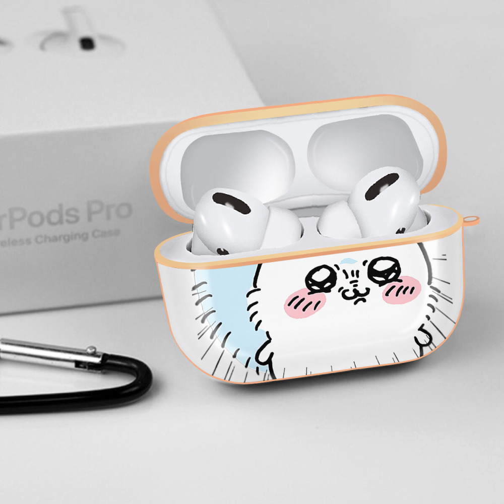 ちいかわ モモンガ Chii-kawa Momonga 【AirPods Pro用】ハードシェル保護ケース｜耐衝撃・防指紋・カラビナ付き商品仕様