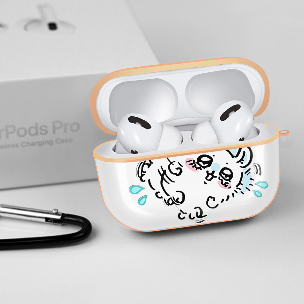 ちいかわ モモンガ Chii-kawa Momonga 【AirPods Pro用】ハードシェル保護ケース｜耐衝撃・防指紋・カラビナ付き商品仕様