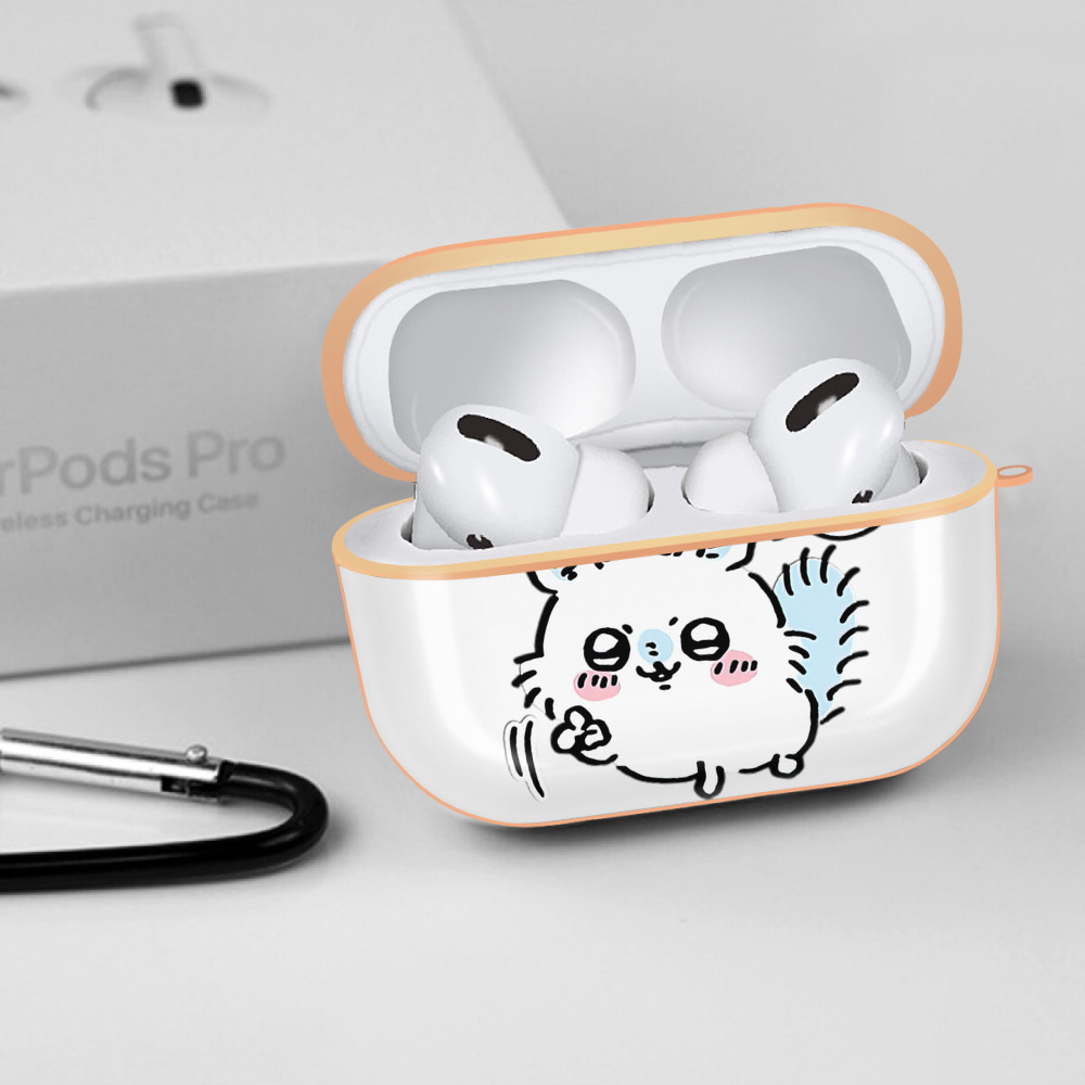 ちいかわ モモンガ Chii-kawa Momonga 【AirPods Pro用】ハードシェル保護ケース｜耐衝撃・防指紋・カラビナ付き商品仕様