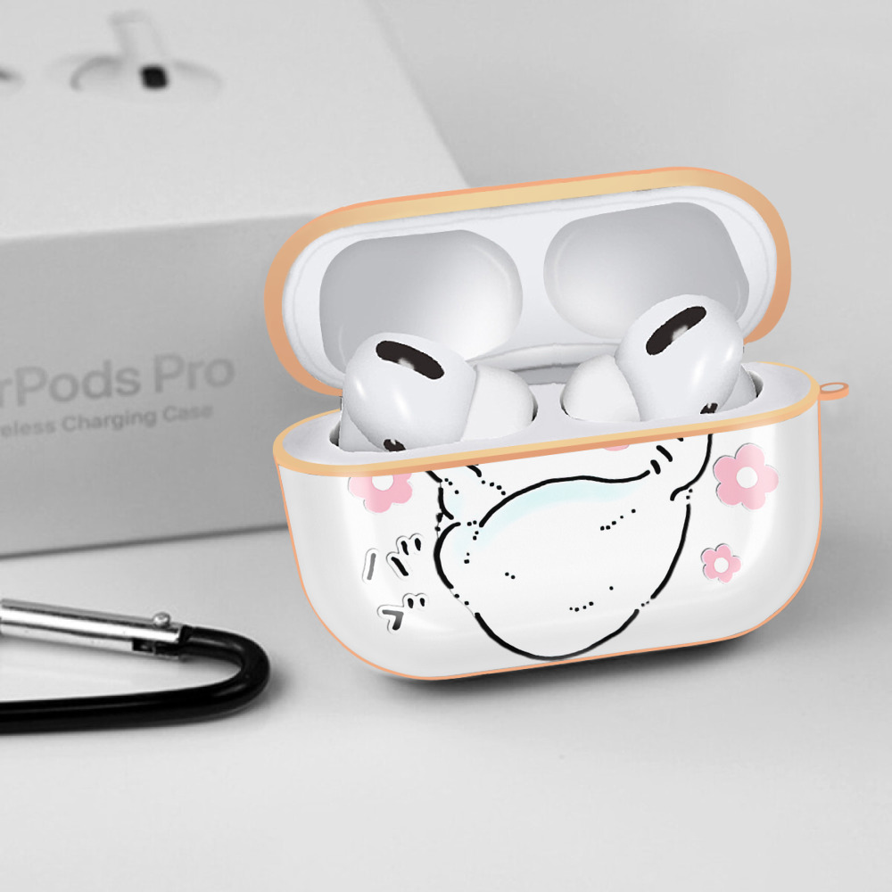 ちいかわ モモンガ Chii-kawa Momonga 【AirPods Pro用】ハードシェル保護ケース｜耐衝撃・防指紋・カラビナ付き商品仕様